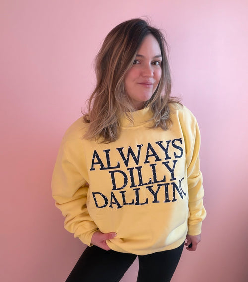 Always Dilly Dallying Mock Neck *preorder*