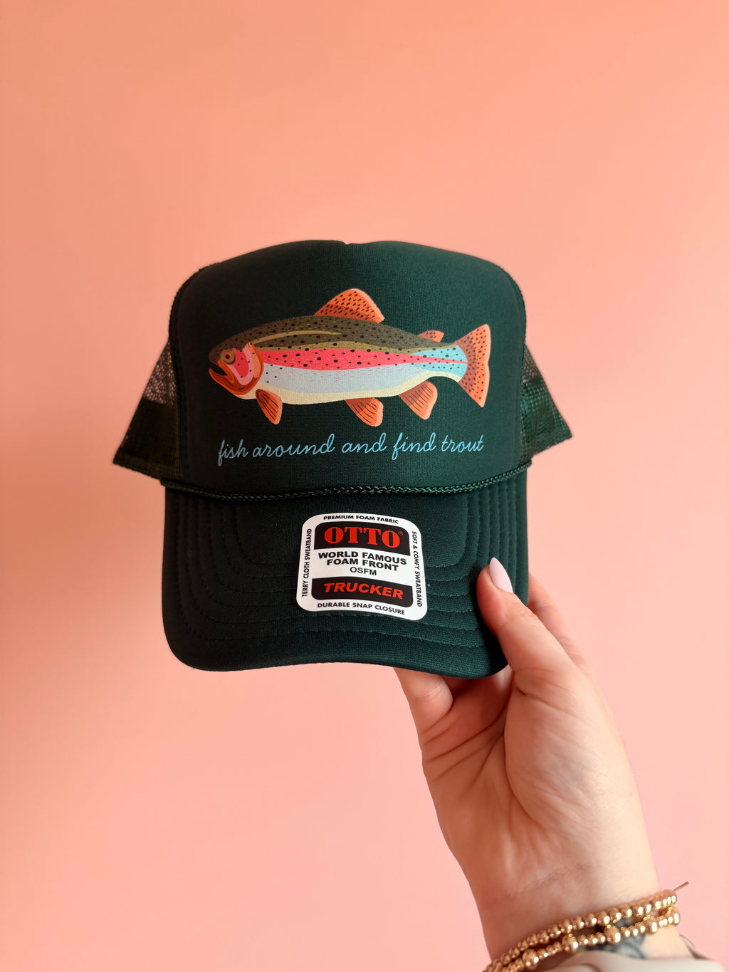 Fish Around Trucker Hat