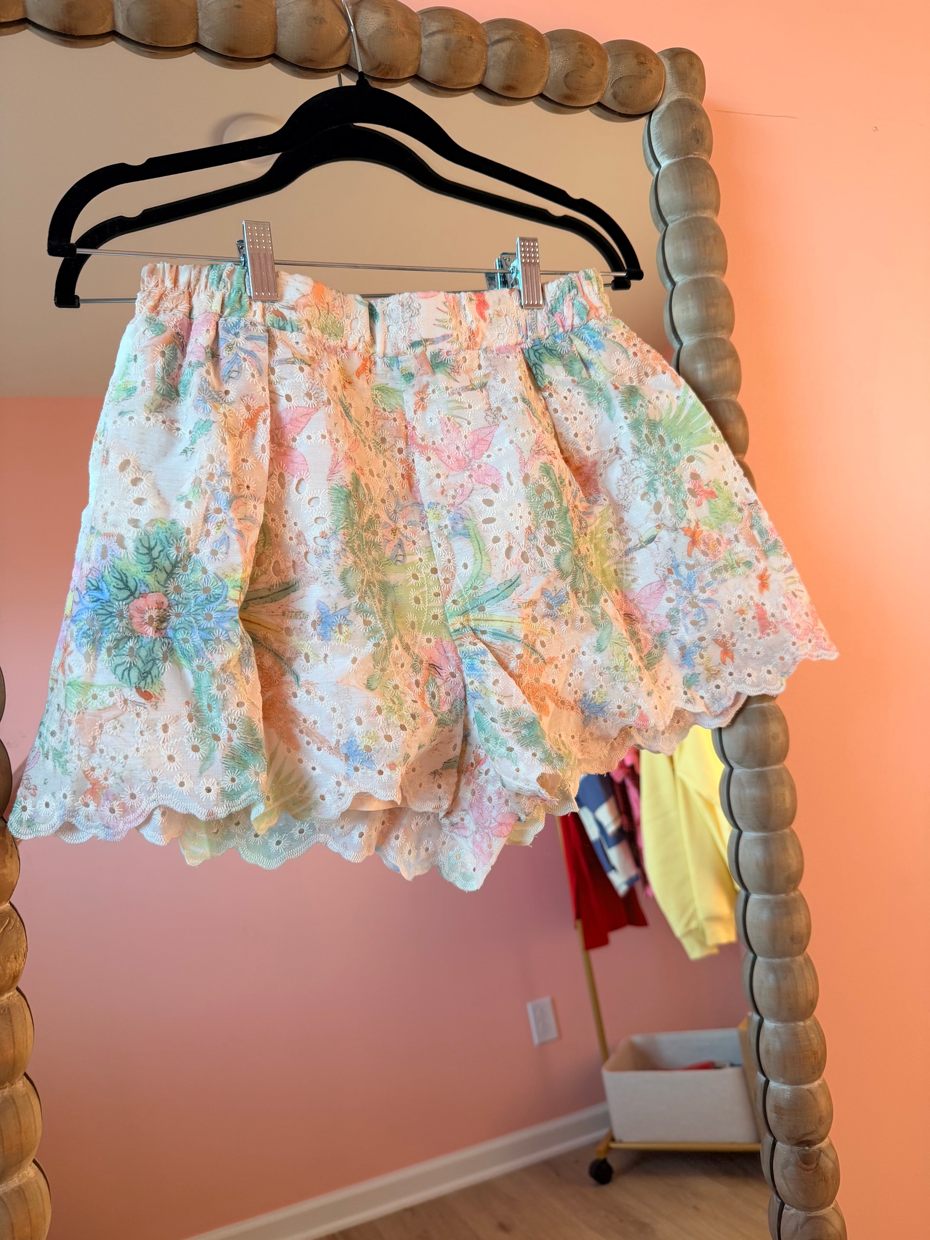 Lace Garden Party Shorts SMALL