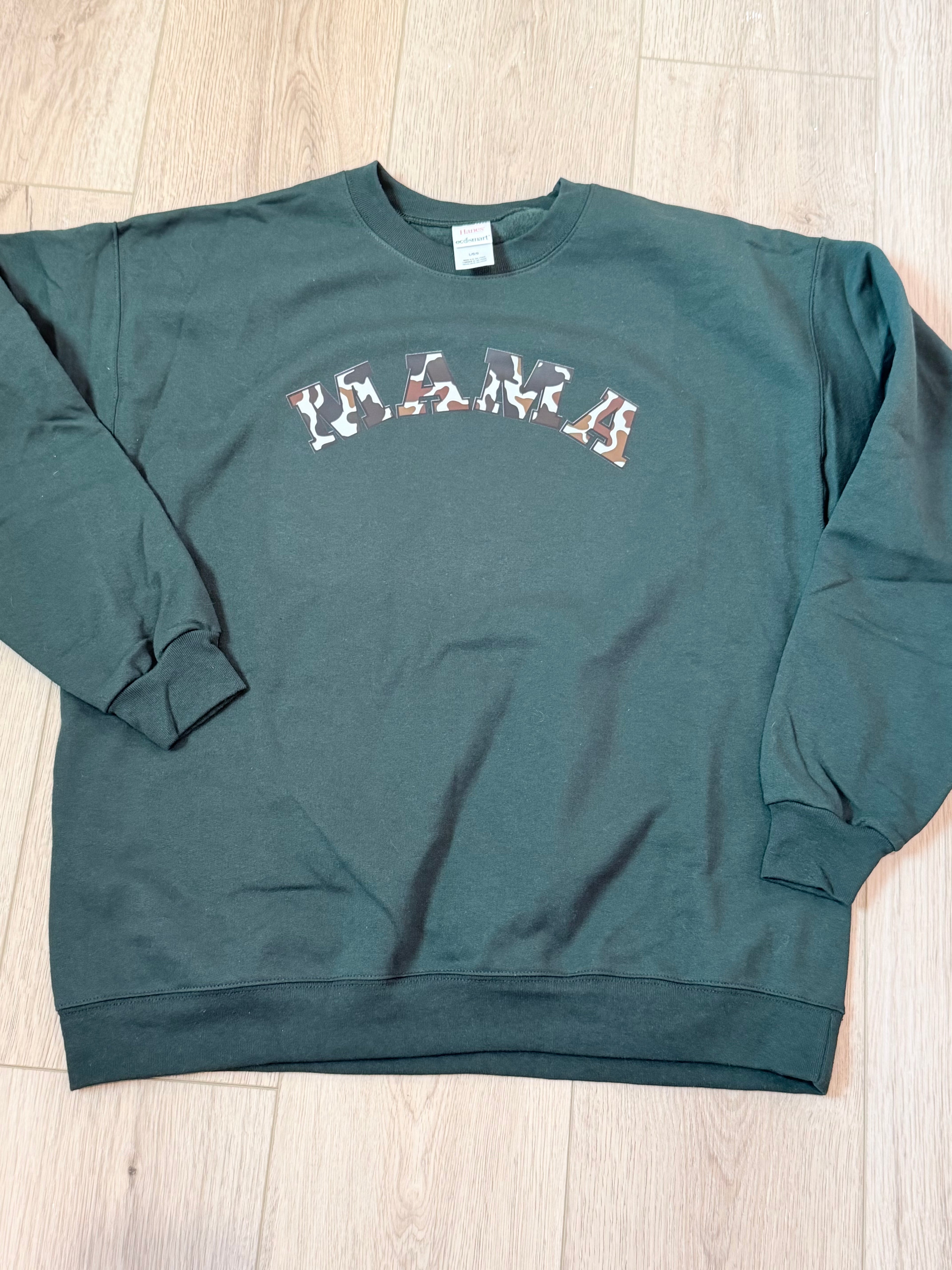 Camo Mama Crewneck