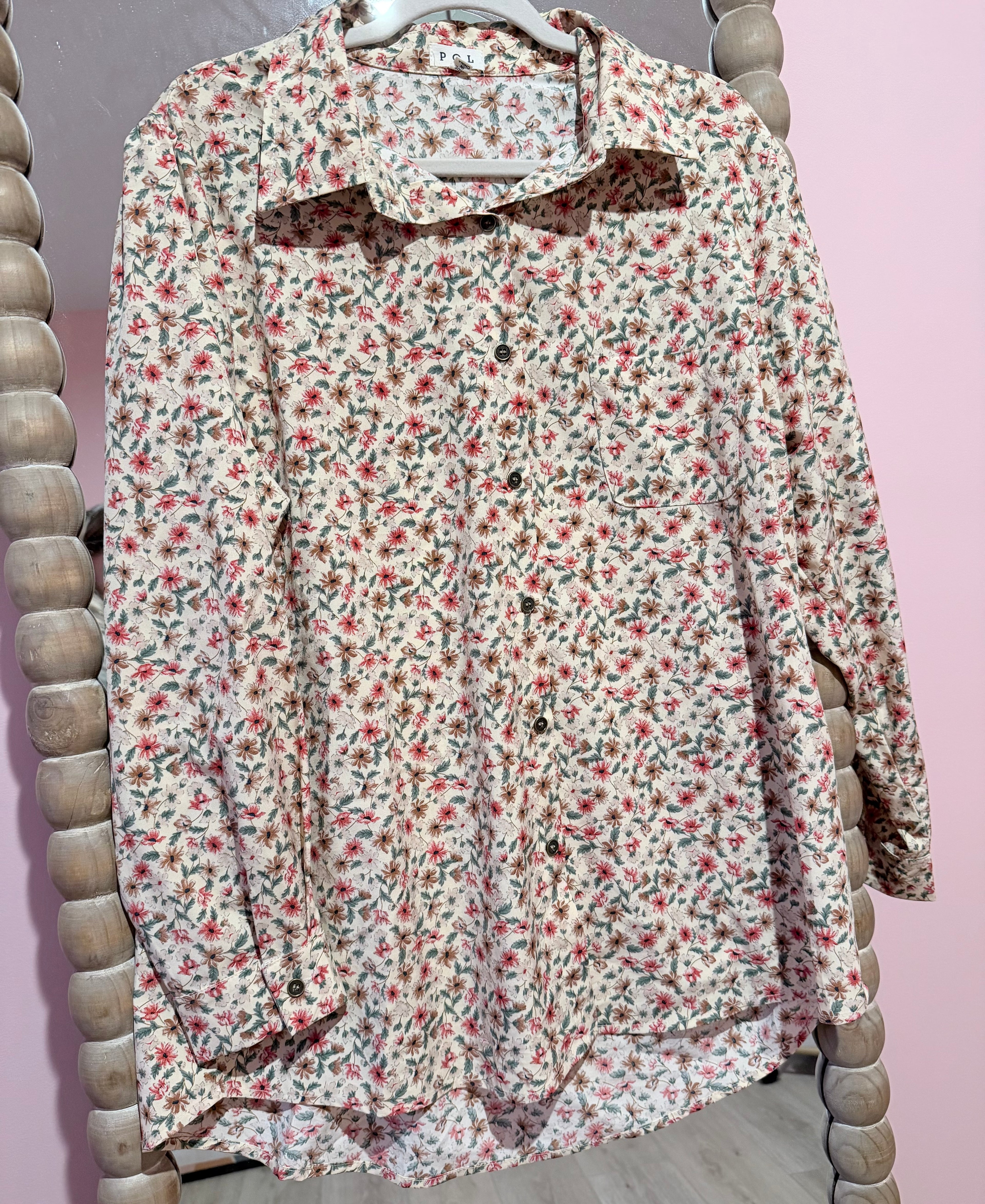 Floral Blouse Large