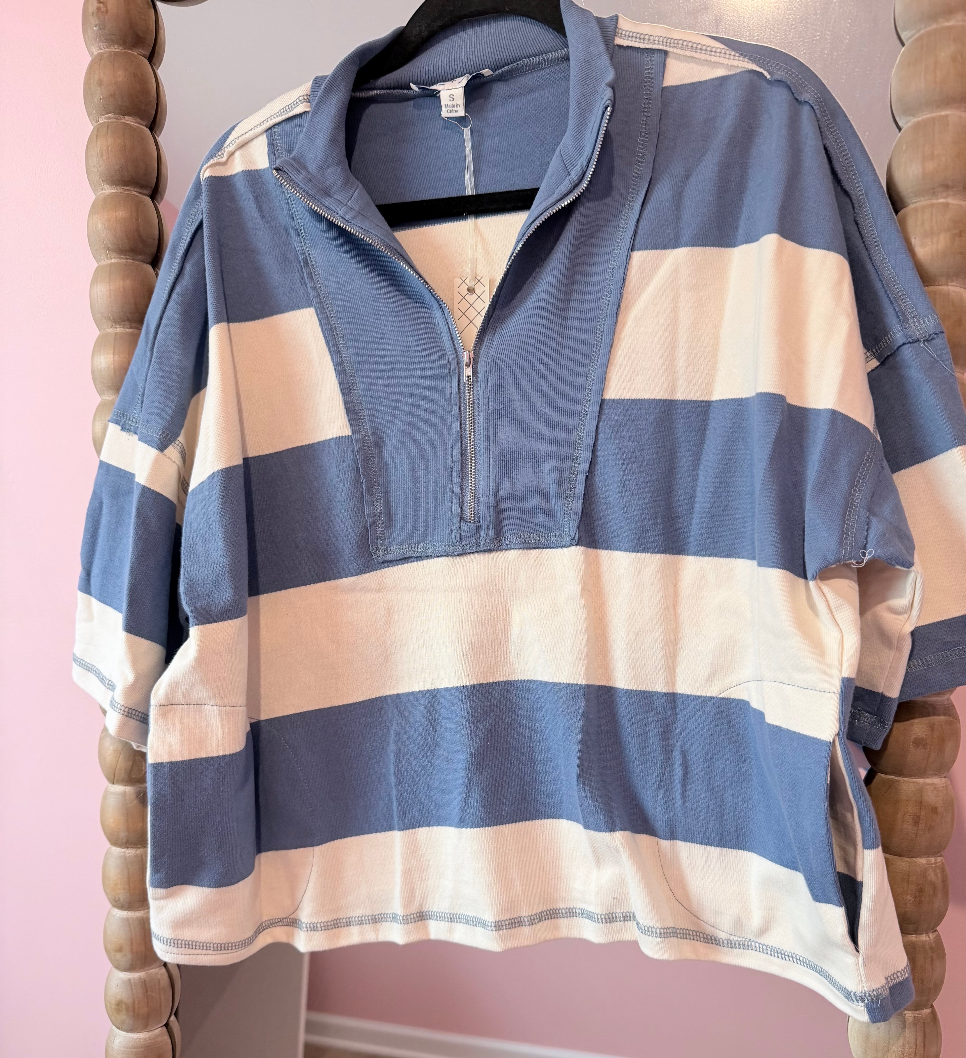 Cloud Nine Stripe Tee