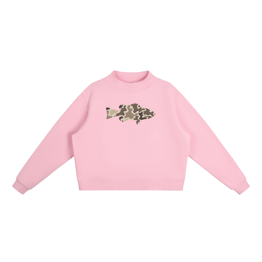 Camo Bass Mockneck