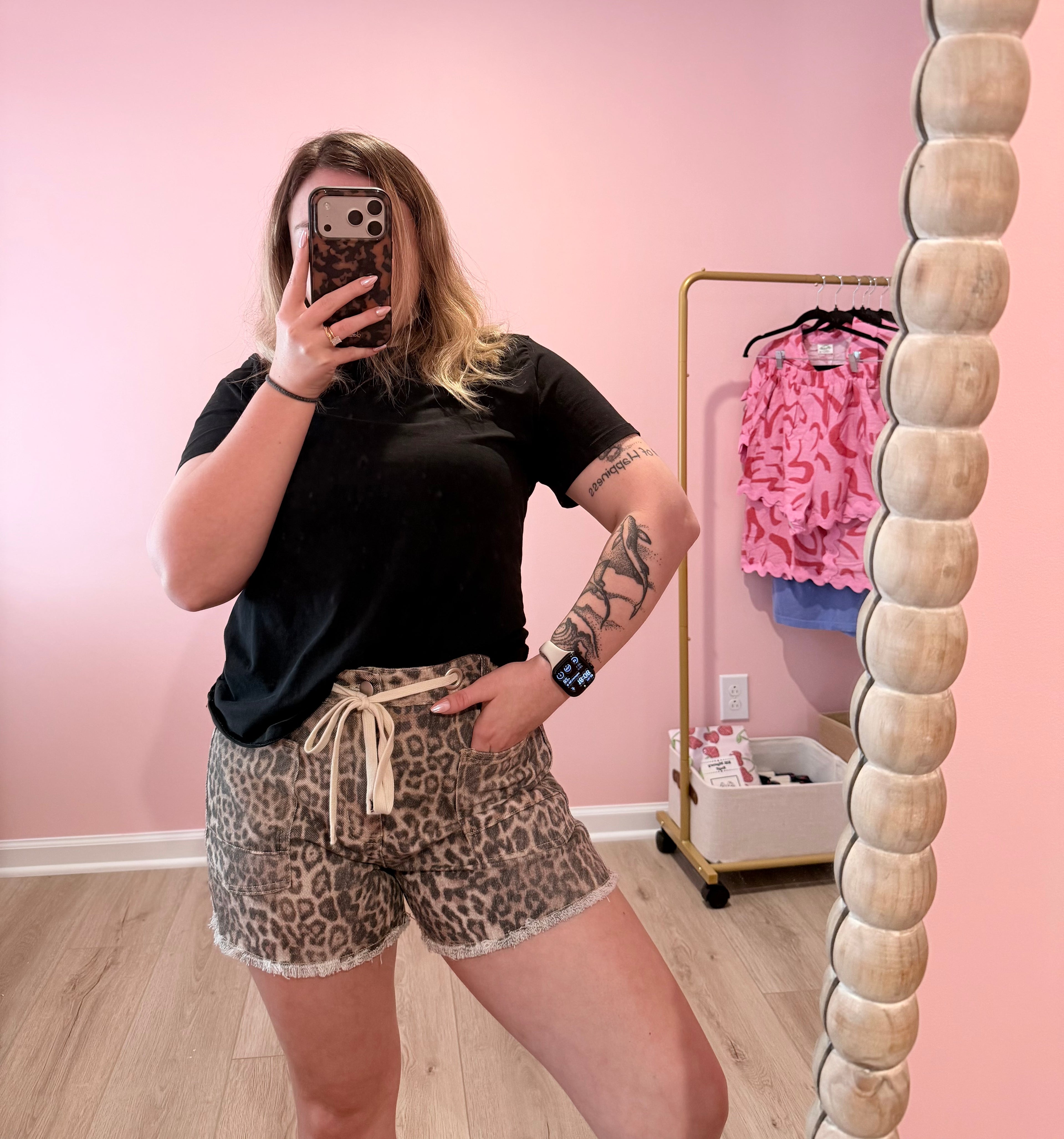 Spot On Leopard Shorts