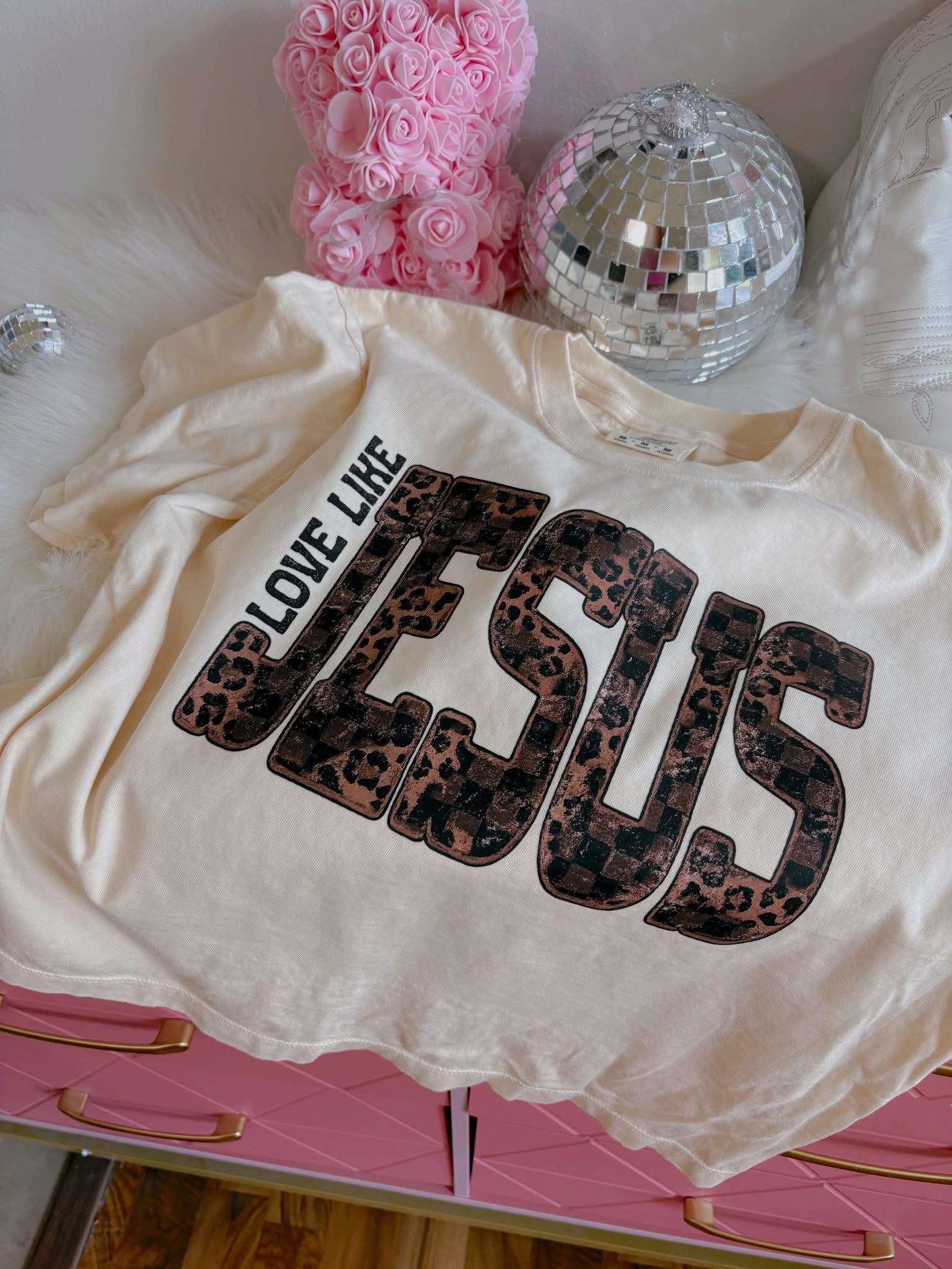 Leopard Jesus Tee