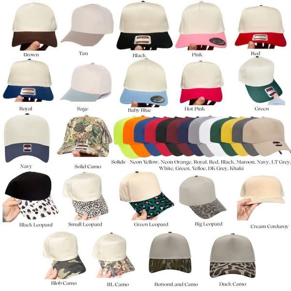 Embroidered Dog Breed Hat