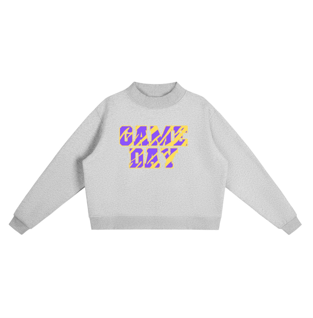 Tiger Stripe Game Day Mockneck