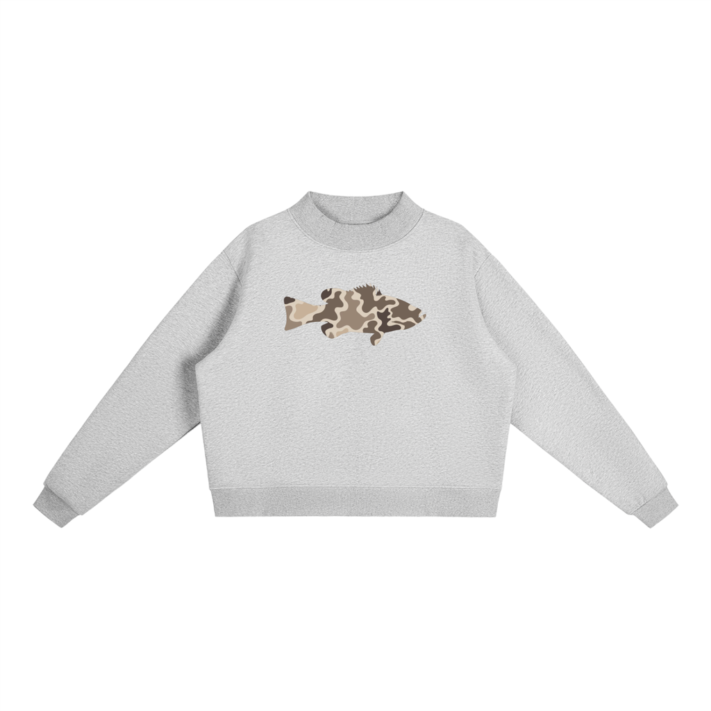 Camo Bass Mockneck