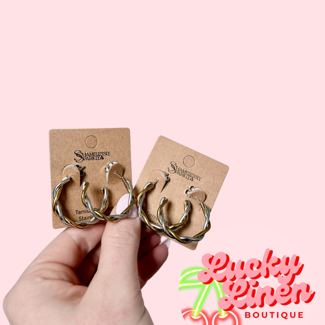 Dual Luxe Hoops